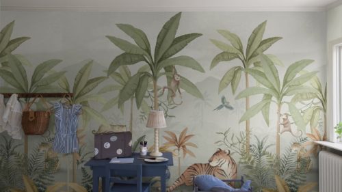 Wild Jungle Mural 6945